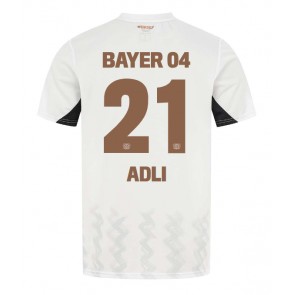 Bayer Leverkusen Amine Adli #21 Replika Udebanetrøje 2024-25 Kortærmet